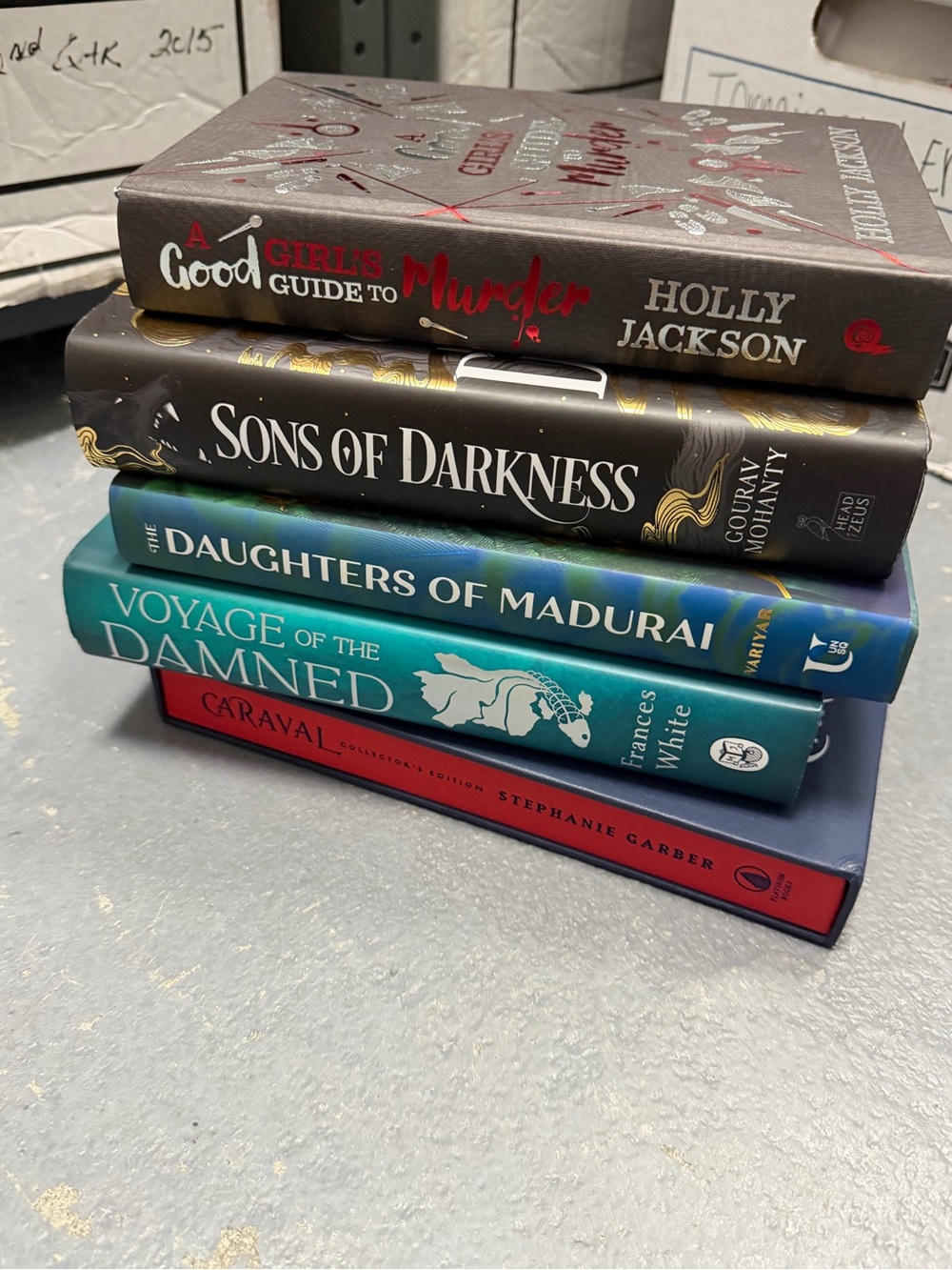 5 SPECIAL EDITION HARD COVER BOOKS SPRAYED EDGES